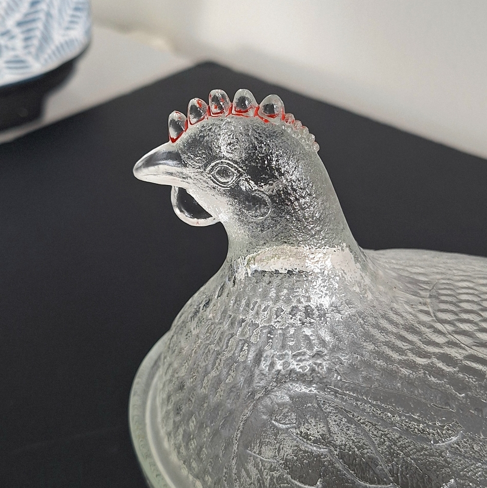 Hen on nest Indiana Glass - Picture 4 of 14